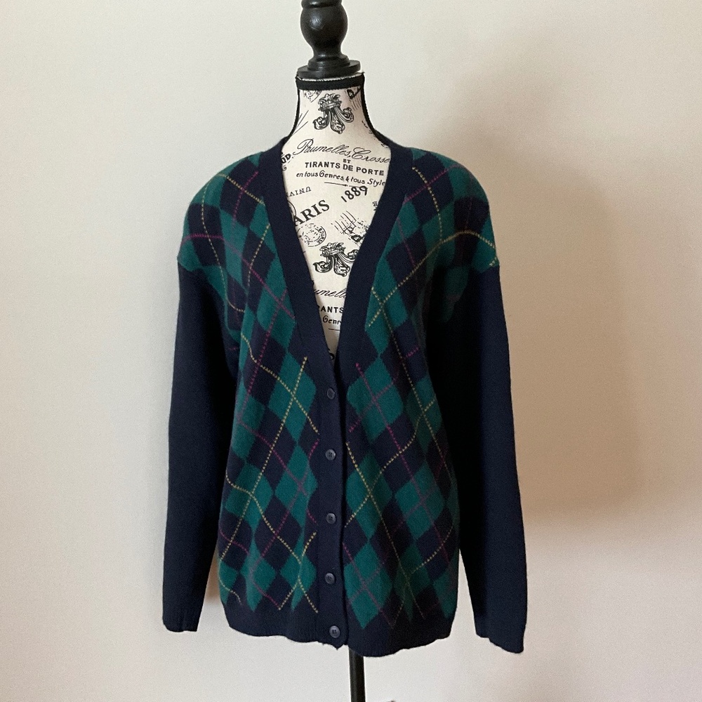 EVAN PICONE women's cardigan nice design knitted. Size L